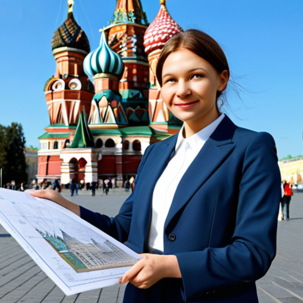 제과제빵 실무와 이론 차이점 - **
"A professional female architect in Moscow, Russia, stands confidently near the Saint Basil's Ca...