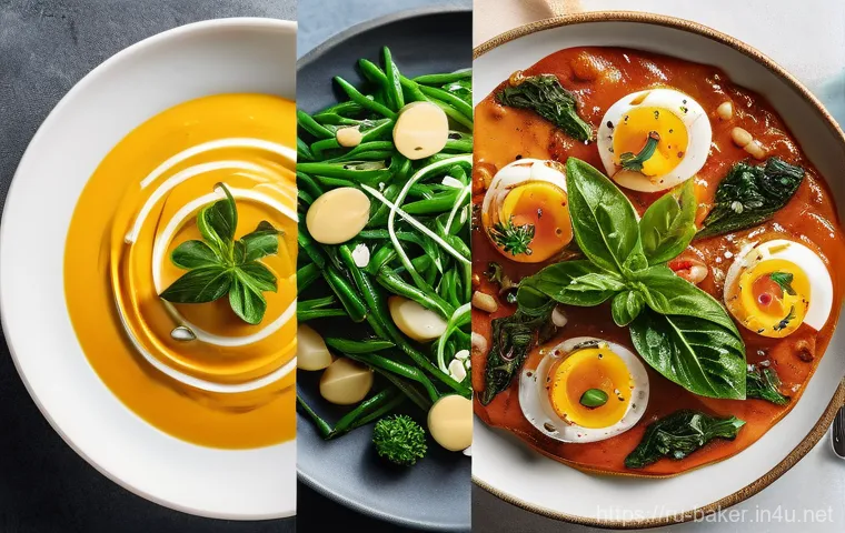 제과제빵 레시피 창작 노하우 - Here are three image generation prompts in English, detailing various culinary concepts: