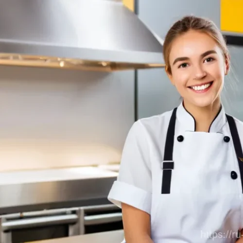 Home 14 제과제빵 자격증 종류와 차이점 - **Prompt:** A young, enthusiastic female confectioner, dressed in a clean, professional chef's jacke...